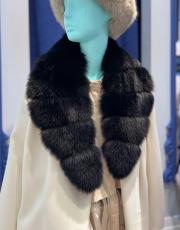 siyah naturel kürk fox  yaka 3