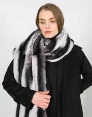 siyah naturel rex chincihilla şal 3