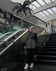 antrasit çift taraflı yelek 