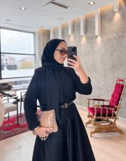 siyah pearly kloş etek 2