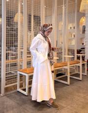 beyaz pearly kloş etek 2