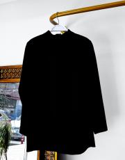 siyah uzun kollu pamuk içlik