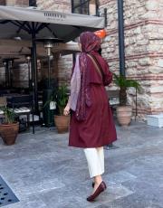bordo çigdem trençkot 2