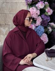 bordo nakışlı takım 4