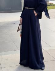 lacivert pantolon etek