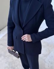 lacivert jalal blazer ceket 2