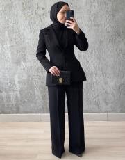 siyah jalal blazer ceket