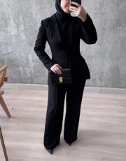 siyah jalal blazer ceket 2