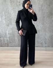 siyah jalal blazer ceket 3