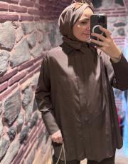 kahve vintage gömlek