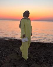 yağ yeşili bağdat keten takım 2