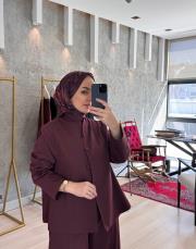 bordo sakura ceket 3