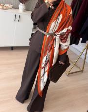 acı kahve sakura pantolon