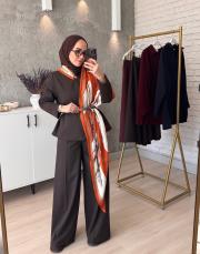 acı kahve sakura pantolon 2