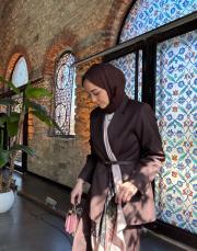 acı kahve rahat kesim blazer ceket 3