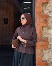 acı kahve çift taraflı ceket