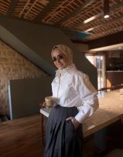 beyaz wata gömlek 3