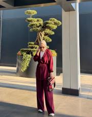 bordo relax basıc modal takım 2