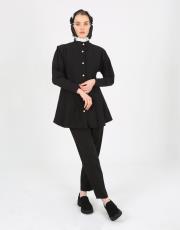 siyah incili gömlek