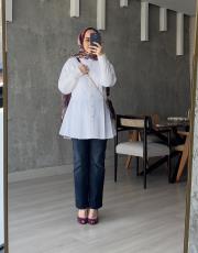 beyaz incili gömlek 2